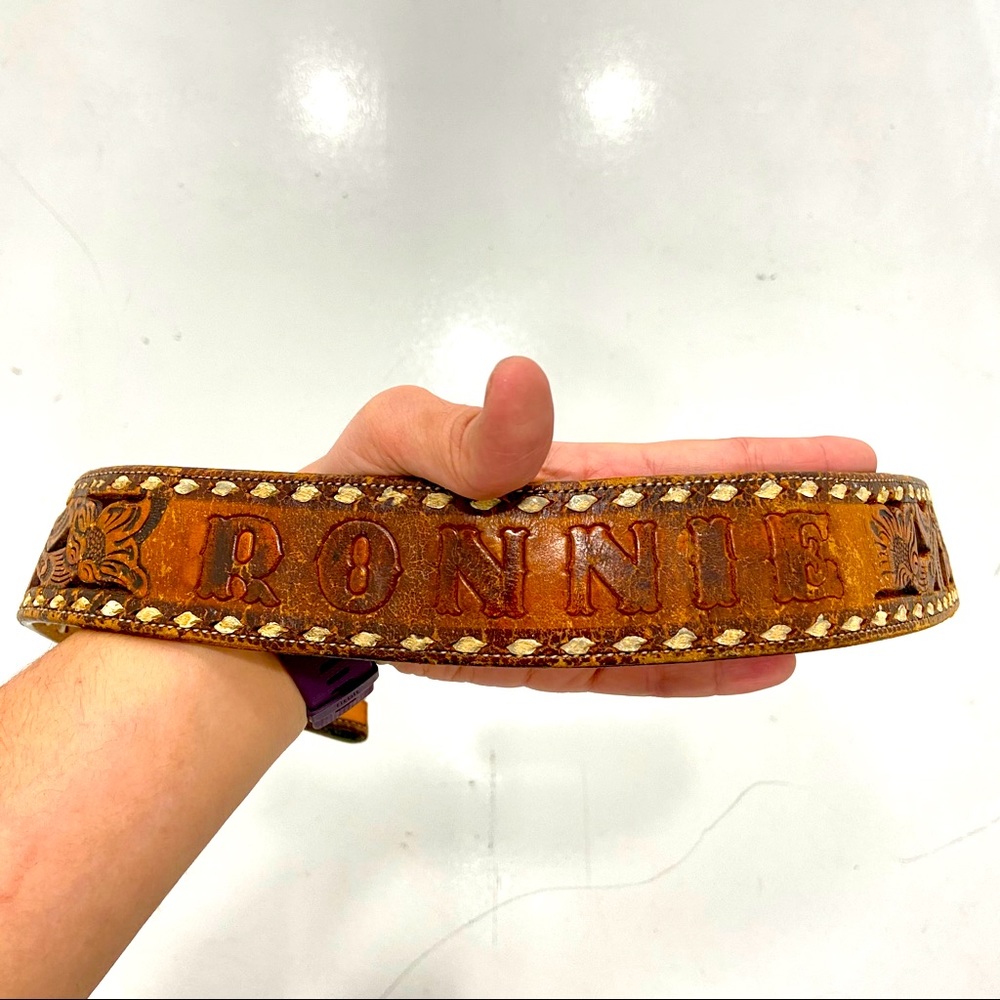 Sheplers 32” ‘Ronnie’ personalize leather belt